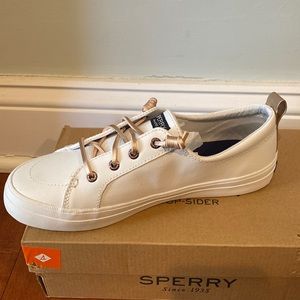 Sperry Top-Sider White Slip-Ons